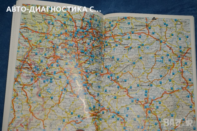 Оригинална Указателна Книжка с Немски карти на Mazda 1993г, снимка 5 - Специализирана литература - 51809974