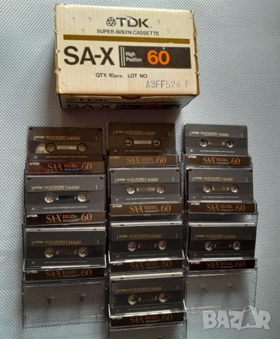 Касети TDK SA X 60 мин. , снимка 4 - Аудио касети - 44192226