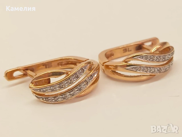 Руско злато , снимка 2 - Обеци - 53779945