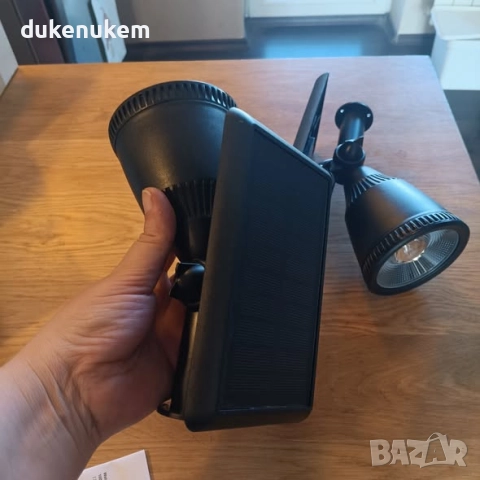 Комплект от 2 бр. Соларни градински спот лампи, топло бяло, снимка 9 - Соларни лампи - 52231799