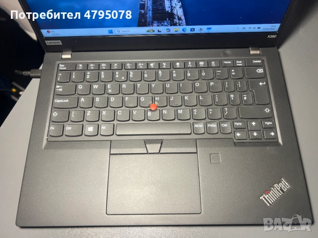Lenovo ThinkPad X390 Touchscreen / 16GB RAM / i5-8365U / 256GB NVMe Class A, снимка 2 - Лаптопи за работа - 54237444