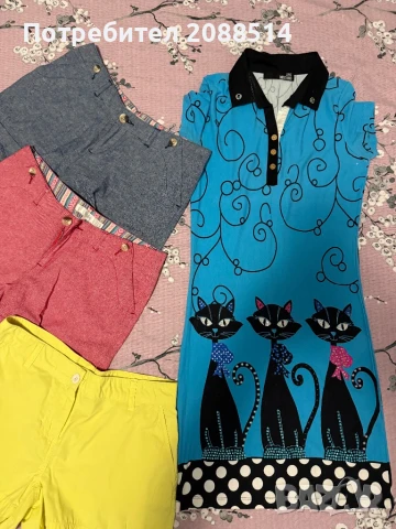 Рокля и 3 чифта къси панталонки