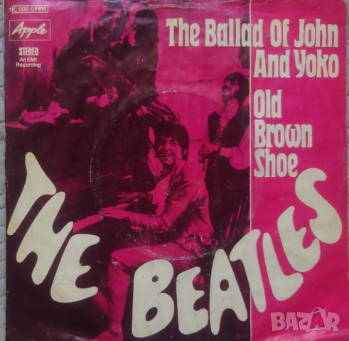 Грамофонни плочи The Beatles ‎– The Ballad Of John And Yoko / Old Brown Shoe 7" сингъл, снимка 3 - Грамофонни плочи - 46254242