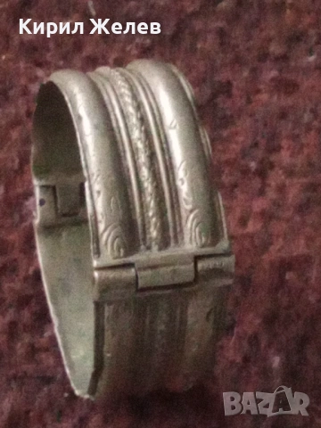 Стара възрожденска гривна сребърна 53781, снимка 9 - Антикварни и старинни предмети - 53477267