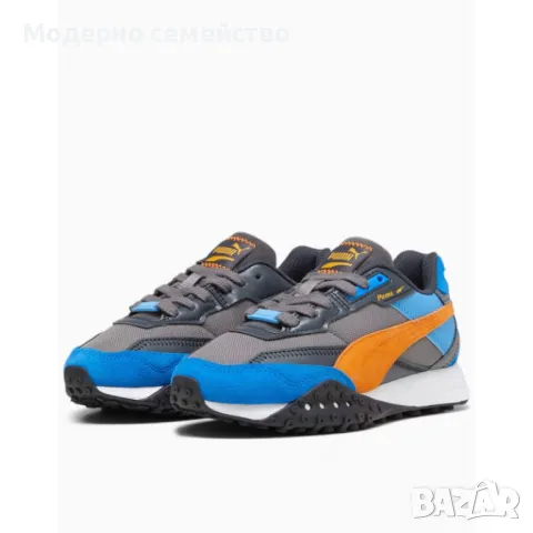 Дамски маратонки PUMA Blacktop Rider Bts Shoes Grey/Blue, снимка 2 - Маратонки - 46973167