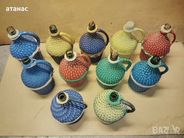 Стари стъклени дамаджани, снимка 2 - Други стоки за дома - 49889929