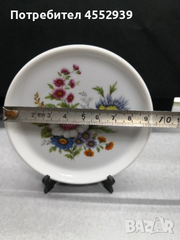 Винтидж порцеланови чинийки декоратияни, снимка 6 - Чинии - 54001628