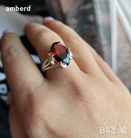 Уникален НОВ сребърен пръстен - модел R125, снимка 6 - Пръстени - 53557361