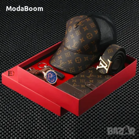 Louis Vuitton мъжки подаръчни комплекти , снимка 1 - Подаръци за мъже - 48354064