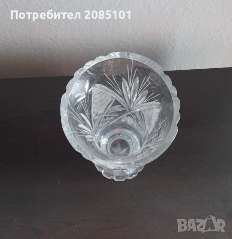 Кристална ваза, снимка 2 - Вази - 45254147