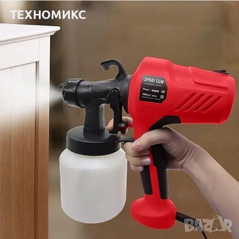 ПРОМО!!! Електрически пистолет за боядисване Electric Paint Sprayer El, снимка 7 - Други инструменти - 53694833