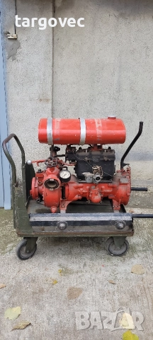 уникална старинна пожарникарска водна помпа внос Германия