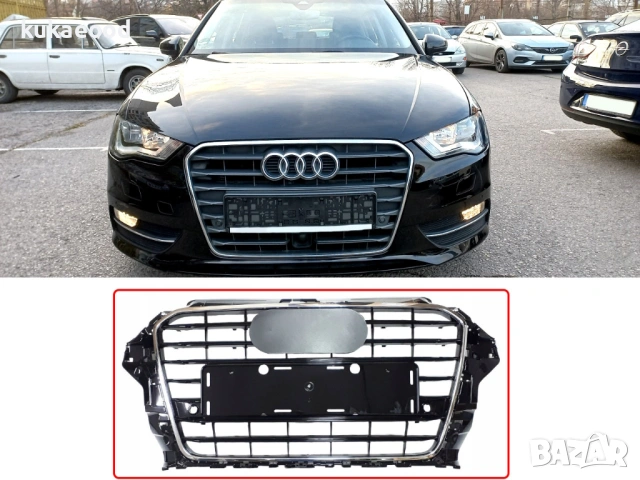 Предна решетка за Audi A3 8V, снимка 4 - Части - 54067349