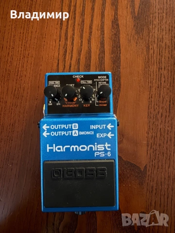 Ефект за китара/бас Boss PS-6 Harmonist, снимка 2 - Китари - 54177041