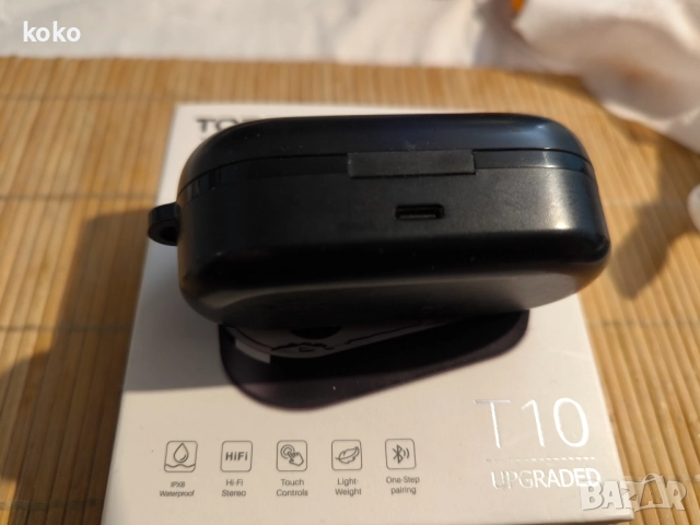 Слушалки тапи блутут Bang Olufsen E8 2.0 и Tozo, снимка 9 - Bluetooth слушалки - 52840402