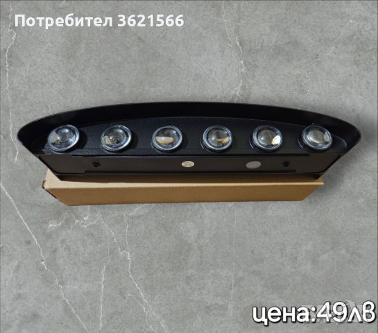 Led , Външна стенна лед лампа с 12 лед лампи IP54, снимка 2 - Лампи за стена - 45456148