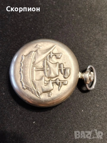 Джобен часовник - Молния - СССР - КОРАБ - Промоция, снимка 12 - Джобни - 49241222