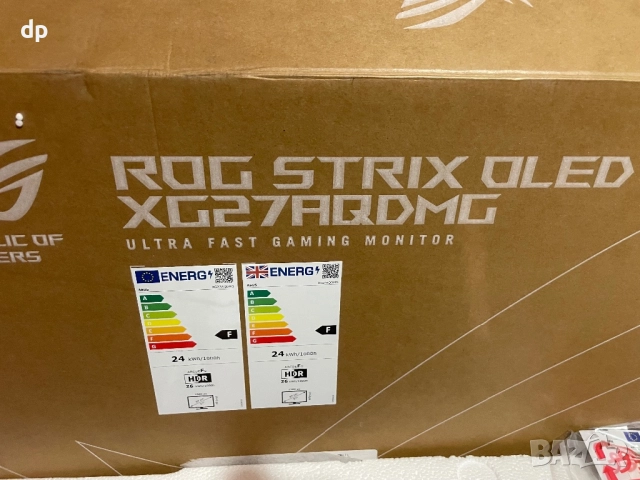 Чисто нов 27 инчов Монитор ASUS ROG Strix OLED XG27AQDMG, снимка 11 - Монитори - 52909368