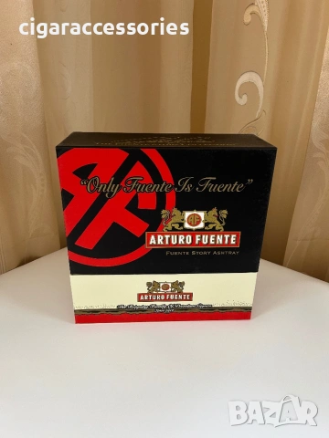 Arturo Fuente пепелник за пури – 4 места, керамика, подаръчна кутия, снимка 8 - Табакери - 53891201