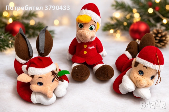 Vintage Coca-Cola коледни елфи – рядък колекционерски комплект