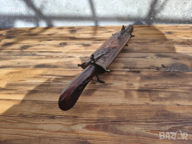 винтидж индийски комплект за рязане и сервиране на месо,, снимка 2 - Антикварни и старинни предмети - 53562338