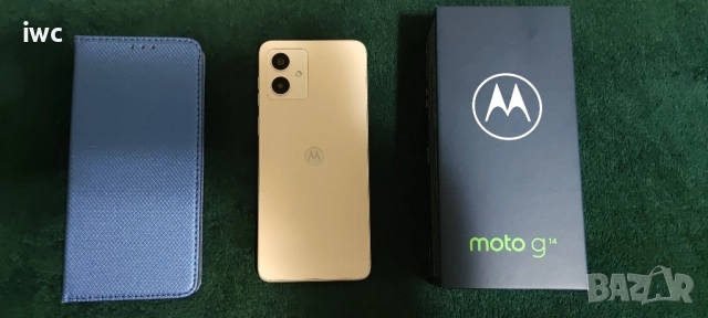Motorola G14 бежов 4/128 Нов