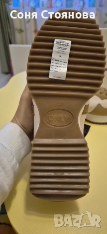 Сникърси ONLY,№38, цена 50 лв., снимка 4 - Маратонки - 52504417