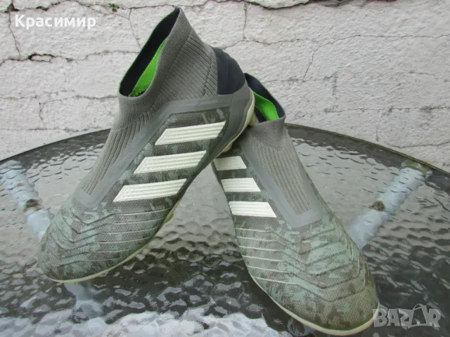 Футболни обувки Adidas Predator 19+ Fg, снимка 6 - Футбол - 49394776