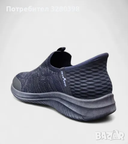 Мъжки обувки без връзки лесни за обуване без навеждане в син цвят модел: W138546 navy, снимка 3 - Маратонки - 50036205