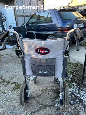Ръчна инвалидна количка Enigma drive , снимка 2 - Инвалидни колички - 54171243