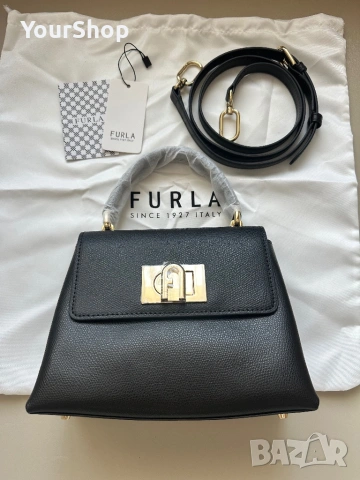Дамска чанта Furla 1927 в черен цвят