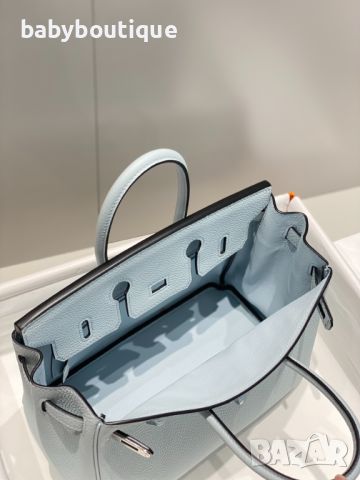 Hermes Birkin Holy Grail Blue, снимка 8 - Чанти - 45396701