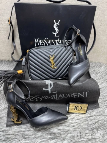 обувки на ток YSL saint laurent , снимка 9 - Дамски обувки на ток - 50641651