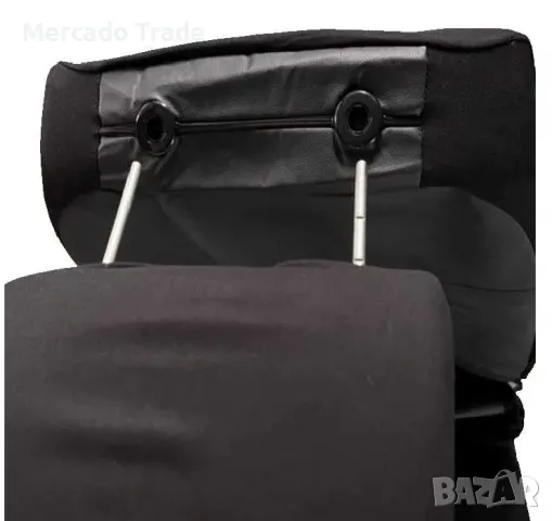 Универсални калъфи за предни и задни седалки на автомобил, Тaxi делима задна седалка, 8ч., Черно, снимка 6 - Аксесоари и консумативи - 50056176