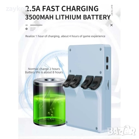 RGB20S Ръчна ретро игрова конзола 64G 15000 игри Син, снимка 2 - Други игри и конзоли - 51740354