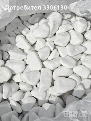 Бели камъчета, снимка 3 - Декорация за дома - 46081442