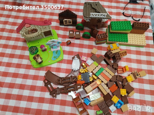 Маша и Мечок. Лего комплект (126 детайла) , снимка 7 - Конструктори - 53973401