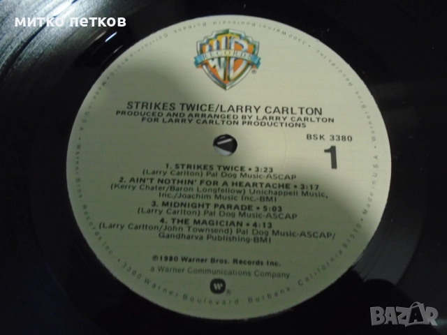 Lp Larry Carlton, снимка 4 - Грамофонни плочи - 52499607