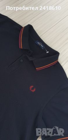 Fred Perry Pique Cotton Mens Size 2XL НОВО! ОРИГИНАЛ!  Мъжка Тениска!