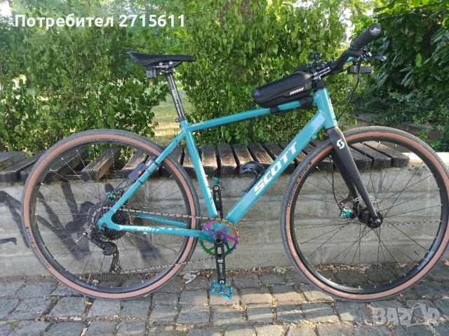 Гравел велосипед с много ъпгрейди