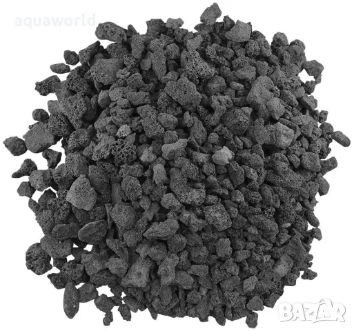 "Безплатна доставка " Black Lava Gravel - Черна лава, снимка 1 - Оборудване за аквариуми - 47716368