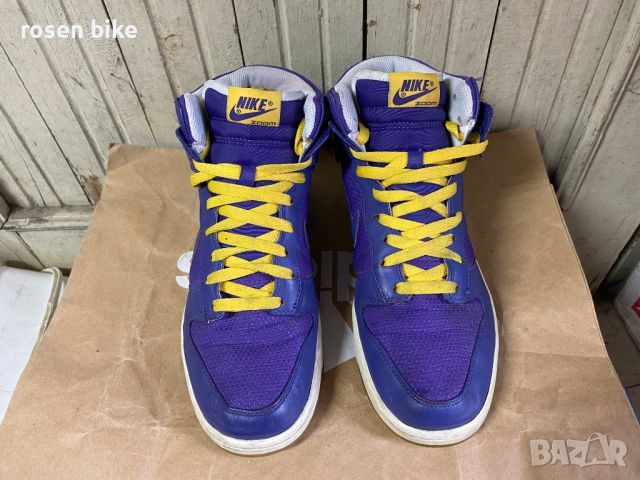 Nike Dunk High Zoom Premium Lakers Purple''оригинални маратонки 40.5, снимка 4 - Маратонки - 45904093