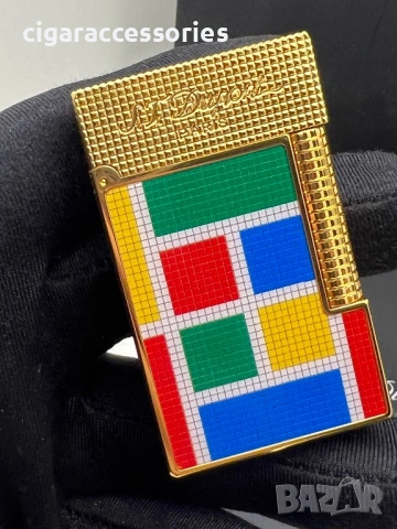 S.T. Dupont Ligne 2 Casablanca – запалка с 2 пламъка, пълен комплект, снимка 6 - Запалки - 53948518