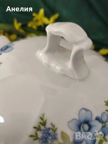 Mitterteich Bavaria сини цветя , снимка 11 - Чинии - 54189115