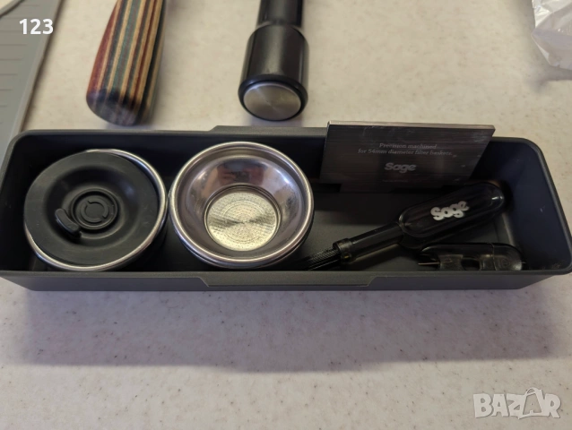 Sage Barista Express – отлично състояние, пълен комплект + екстри, снимка 3 - Кафемашини - 54090621