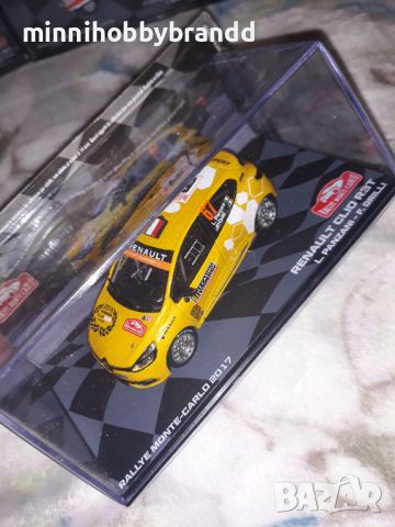 Porsche 911 SC Ford Escort RS1600 Renault Clio R3T Rally Monte-Carlo 1.43 Eaglemoss. Top  Models ., снимка 18 - Колекции - 46572418