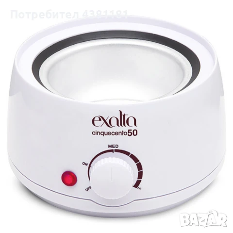 Професионален нагревател за восък Exalta с регулируема температура – 400 мл, снимка 2 - Други - 50769225