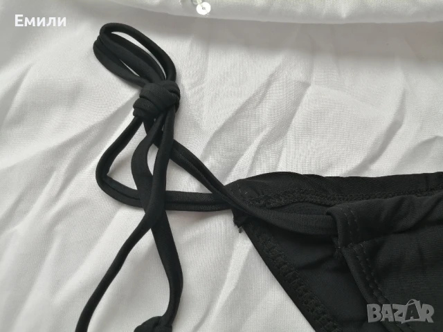 Нов комплект дамски бански от две части с блестящи цветни пайети р-р L и XL, снимка 6 - Бански костюми - 50620613