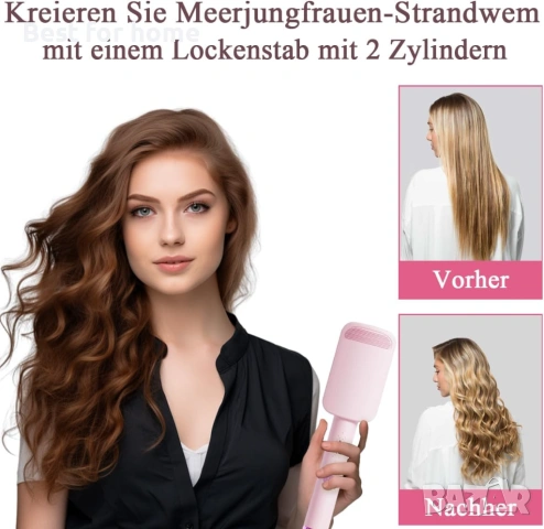 32 мм преса за коса с вълни, снимка 6 - Друга електроника - 54157317