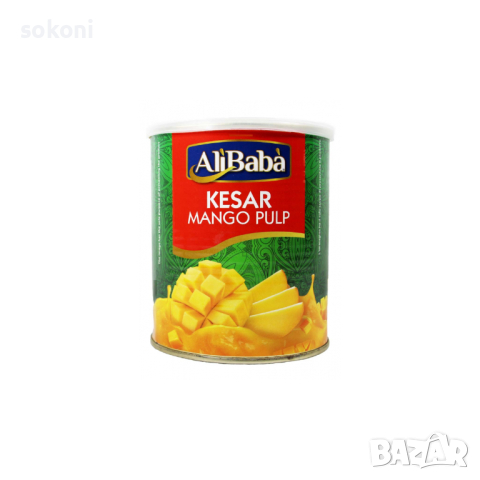 АliBaba Kesar Mango Pulp / АлиБаба Кесар Манго Пюре 850гр, снимка 1 - Други - 45057156